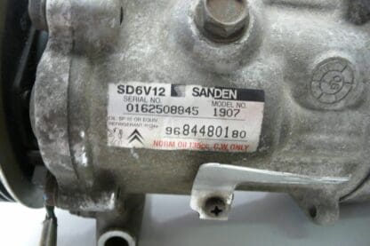 Compressore climatizzatore Sanden SD6V12 1907 Citroën Peugeot 9684480180 6453XP