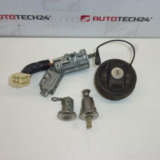Serie di serrature + 2 piastre Citroën C1 Peugeot 107 1608745780 4162FH