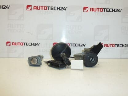 Serie di serrature più due chiavi Peugeot 207 4162KF 4162NV