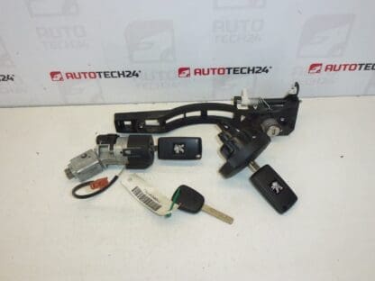 Set serratura 3 chiavi Peugeot 307 4162KF 4162KG