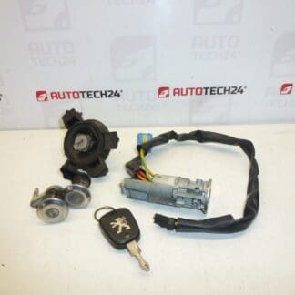 Set serratura Peugeot 206 1 chiave 4162EW 4162Z1