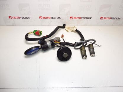 Set serratura Citroën Peugeot Fiat + 1 chiave 4162Y3 4162Y2