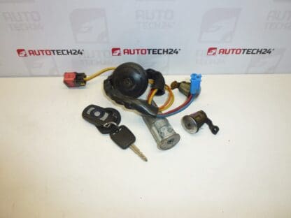 Set serratura, scatola interruttore, una chiave Citroën Xsara 4162Y9 4162Z4