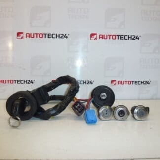 Set serratura 1 chiave Citroën Berlingo Peugeot Partner fino al 2002 4162AN 4162AP