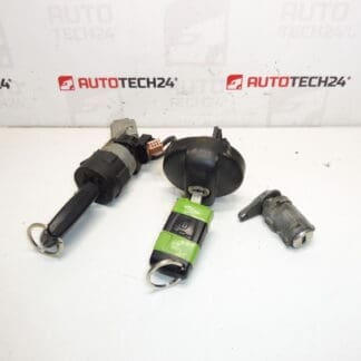 Set serratura 2 chiavi Peugeot 307 4162GA 4162KG