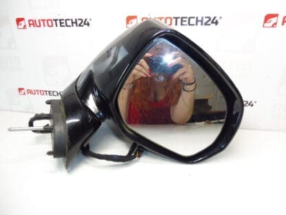 Specchietto Retrovisore Destro Cromato Citroën C3 Picasso 1609347580 - immagine 2