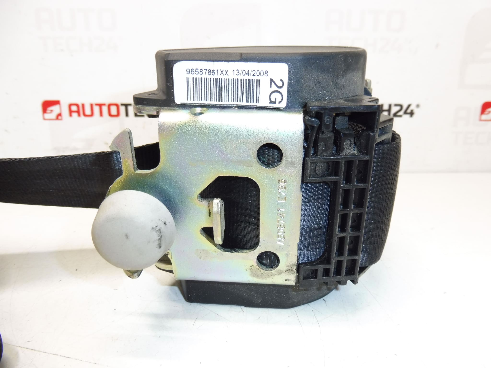 Cintura di sicurezza posteriore sinistra Peugeot 207 96587861xx 8975J9